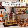 Bartender Kit Cocktail Shaker Set with Stand Bar Tool Bar