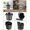 Espresso Coffee Knock Box for Barista, ABS Coffee Grind Knock
