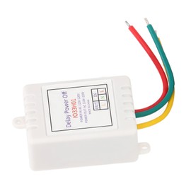 Delay Timer, LED Indicator Adjustable Relay Switch Various Modes 1 Channel Output for Fan (With Casing)