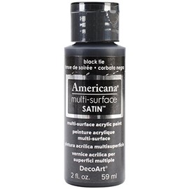 Deco Art Acrylics Multi-Purpose Paint, Black Tie Satin,59 ml (Pack of 1)