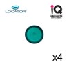Locator Original Genuine Replacement Male Inserts Caps, Extended Range, Green