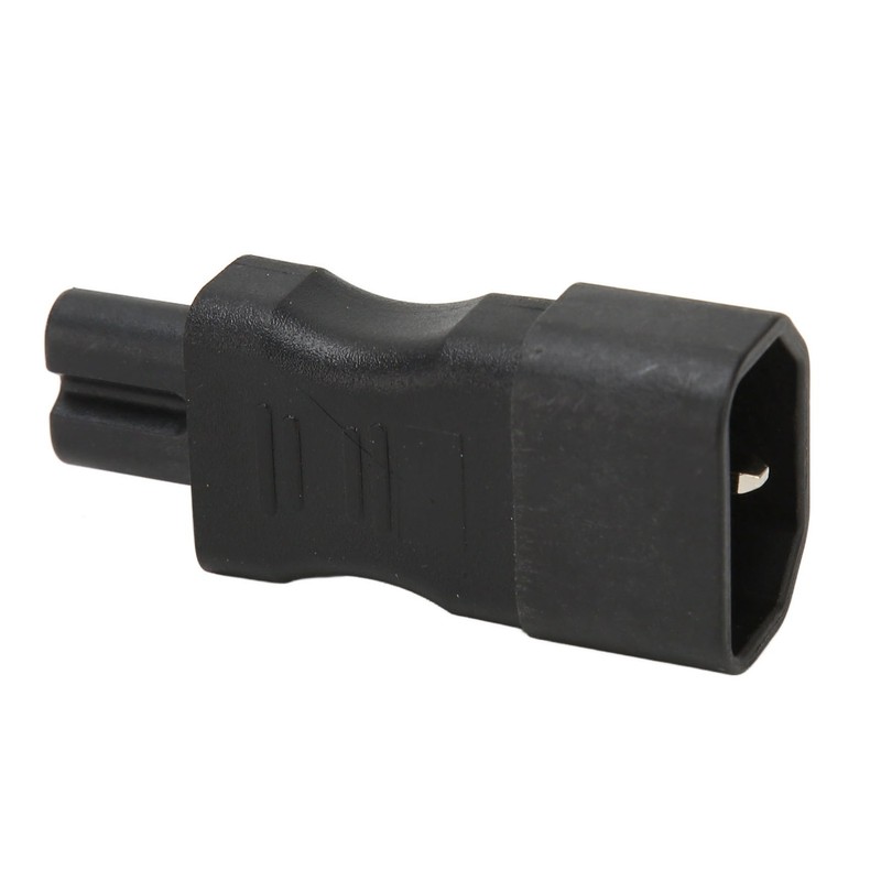 4Pcs IEC320 C14 to IEC320 C7 Power Adapter Universal Black