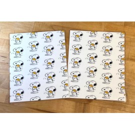 Handmade Snoopy & Woodstock Love Hug Cover Set 4 use with the Classic Happy Planner-
