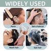 100 pcs Disposable Ear Covers for Shower, Clear Waterproof Ear