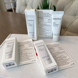 Innisfree LOT 3 X Daily UV Defense Sunscreen SPF36 MINI .33oz/10mL Each New