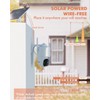 Dzees Solar Security Cameras Wireless Outdoor, 2K Battery Powered Security