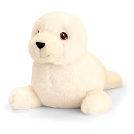 tachi Plush Toy Seal White Lying Soft Toy Seal Soft Cuddly Toy Howler 25 cm