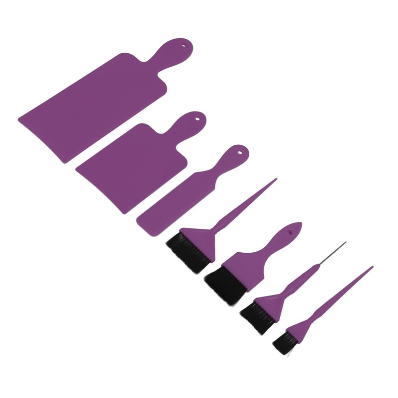 7pcs Hair Dye Tool Set Balayage Board Coloring Brush Hair