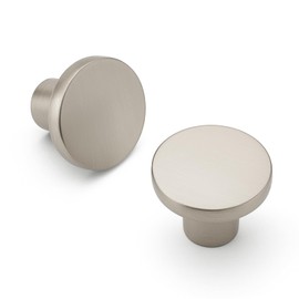 HOME EDIT 30 Pack Solid Brushed Nickel Kitchen Cabinet Knobs Metal Drawer Dresser Silver Knobs Drawer Pulls Door Knobs