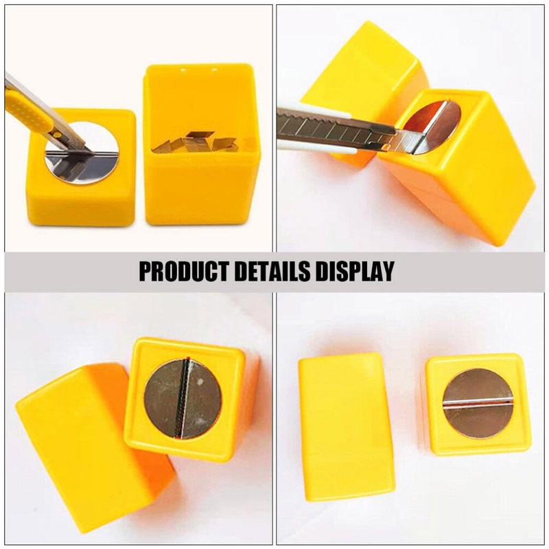 3pcs Blade Dispenser Case Disposable Razors Blade Box Sharps and