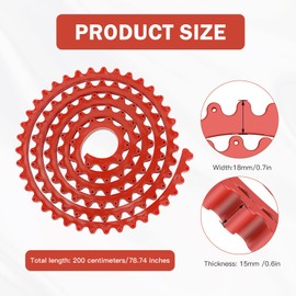 2 m Kurvenlineal Fräsen von Profilleisten, Verzahnte Kette Frässchablone, Biegbar Kurvenschablone, Mehrpunktbefestigung Frässchablone,Profilleisten Holz