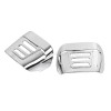 Unbranded Chrome Tail Light Visor Cover For Harley Tri Glide