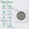 Wengart Water Heating Thermostat WG106,Weekly Programming,Digital LCD Display,Easy Operation,Suitable For