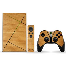 MightySkins Skin Compatible with NVIDIA Shield TV (2017) wrap Cover Sticker Skins Birch Grain