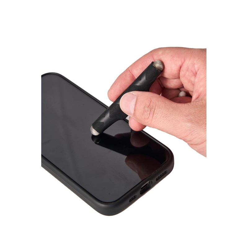 Magnetic Stylus, Suitable for Use with Motorcycle Gloves, Magnetically Attached