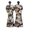 Set of 2 Utility Headcovers 4 Colors to Choose (Brown)