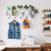 SKOLOO Accordion Wall Hanger with 16 Hooks, Modern Expandable Coat
