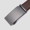 Acewin Men's Leather Belt, Adjustable Automatic Buckle Mens Belt, 1