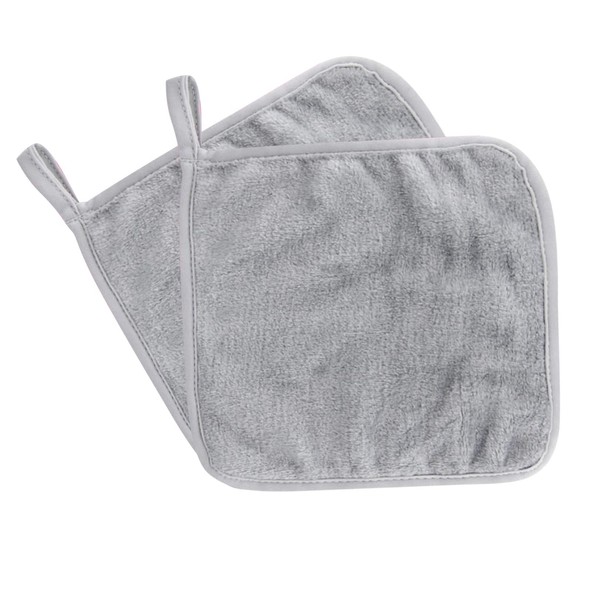 2pcs Reusable Makeup Remover Cloth Microfibre Face Cleansing Cloths,Make Up