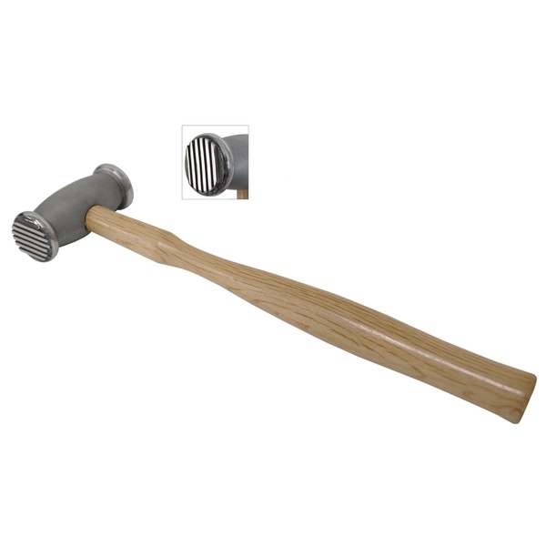 Woven Wide Striped Jewelry Making Metal Forming Pattern 280 Gram