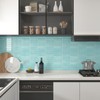 CHIHUT 6 Sheets Mint Green Peel and Stick Tile 12"X12"