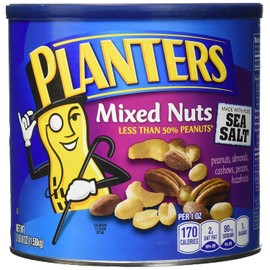 Planters Mixed Nuts, Mixed Nuts, Regular, 56 Ounce