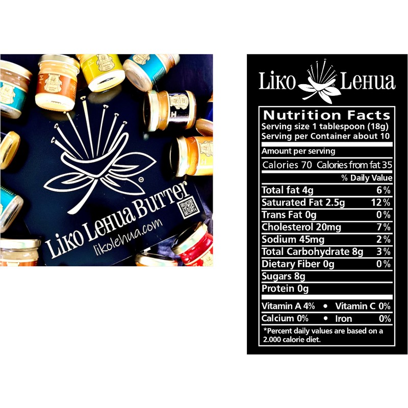 Liko Lehua GUAVA BUTTER FRUIT SPREAD Liko Lehua 10oz JAR