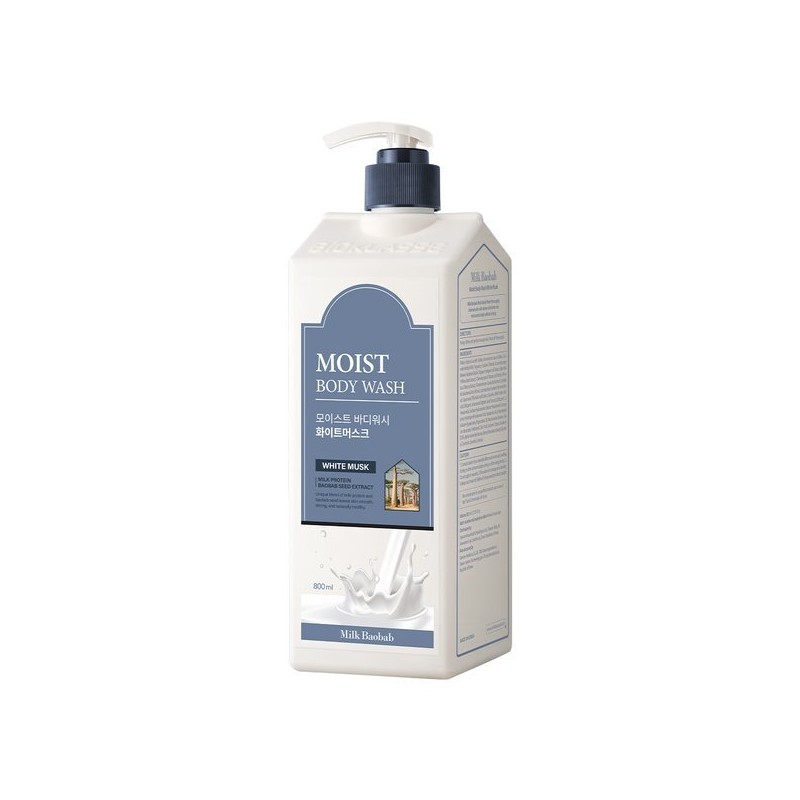 Milk Baobab 밀크바오밥 모이스트 바디워시 화이트머스크 800ml Milk Baobab Moist