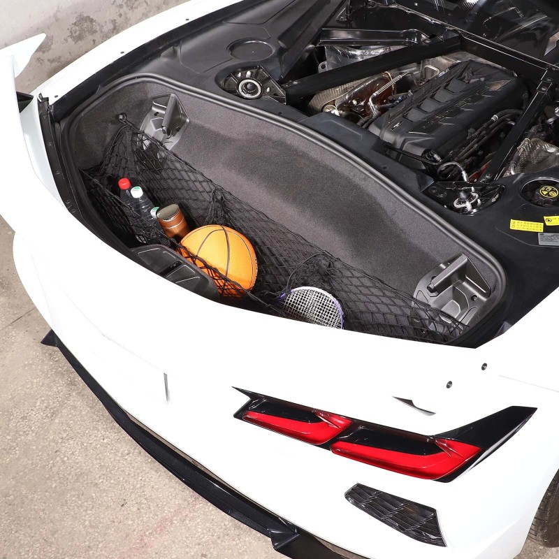 encar88_8 Rear Trunk Envelope Style Mesh Cargo Storage Net Fit