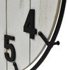 Large Old Town Farmhouse Wall Clock – 24 Inches Rustic