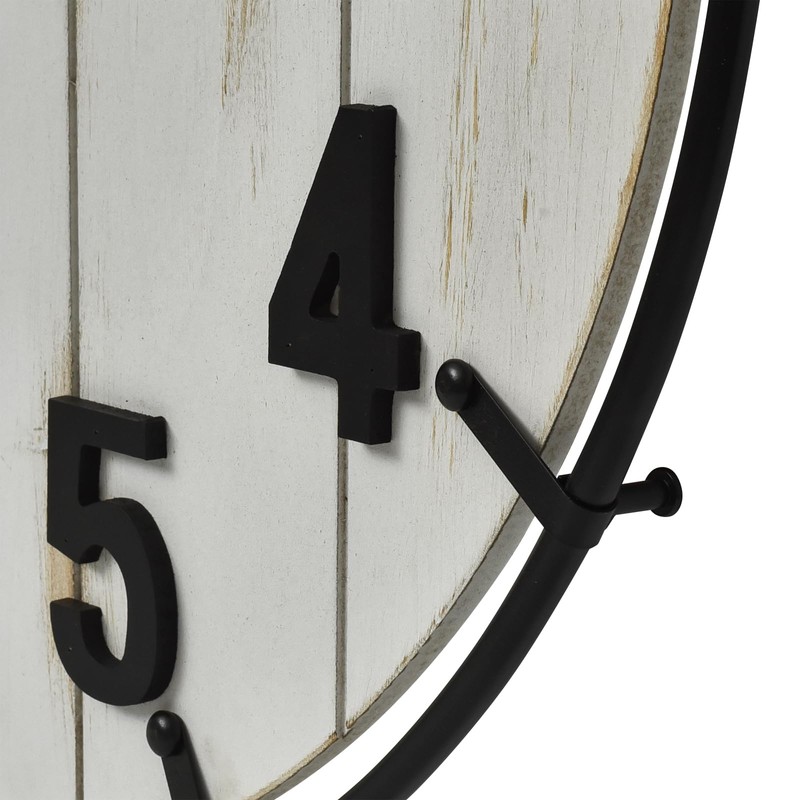 Large Old Town Farmhouse Wall Clock – 24 Inches Rustic