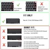 WYGCH Korean Language Silicone Keyboard Cover for MacBook Air 2018