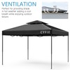 CYFIE 10’ x 10’ Pop Up Canopy Tent with Vent