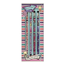 SANTORO Santoro-1125GJ01 Set of 4 Gorjuss Fairground Carousel Mechanical Pencils, 7.8 x 20.6 x 1.2 cm, Multicoloured (1125GJ01)