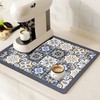 SOQKEEN Tappetino Assorbente Cucina 50x30 cm, Antiscivolo per Macchina da