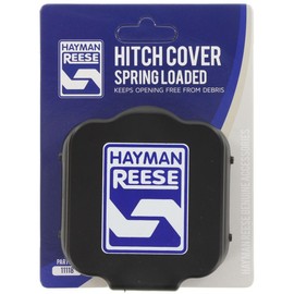 HAYMAN REESE Black Hitch Mount Cover W/Spring Loaded Cover For 50mm Hitch Mnts