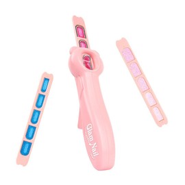 Kids Glitter Nail Toys Nail Sticking Tools Set Polish Colorful DIY Nail Sticking Toys Girl Gift