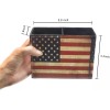 DreamsEden Pen Holder, Vintage American Flag Pencil Cup 5"D x