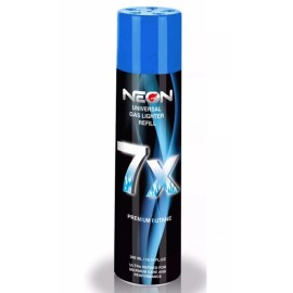 NEON Lot of 3 cans   Neon 7X Refined Butane Lighter Gas Fuel Refill 300 mL