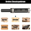 AKYLIN Reversible Plates Flush Cutter 12 mm Shank, 2-Sided Interchangeable