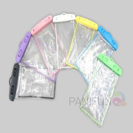 Waterproof Phone Pouch with Neck Strap and Touch Screen One Size 2ea
