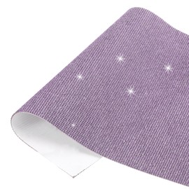 PATIKIL Bling Crystal Rhinestone Sheet, 59.1"x7.9"Self Adhesive Rhinestone Gem Stickers, Bling Diamond Sticker for DIY Crafts Gifts Phone Car Decorations, Purple