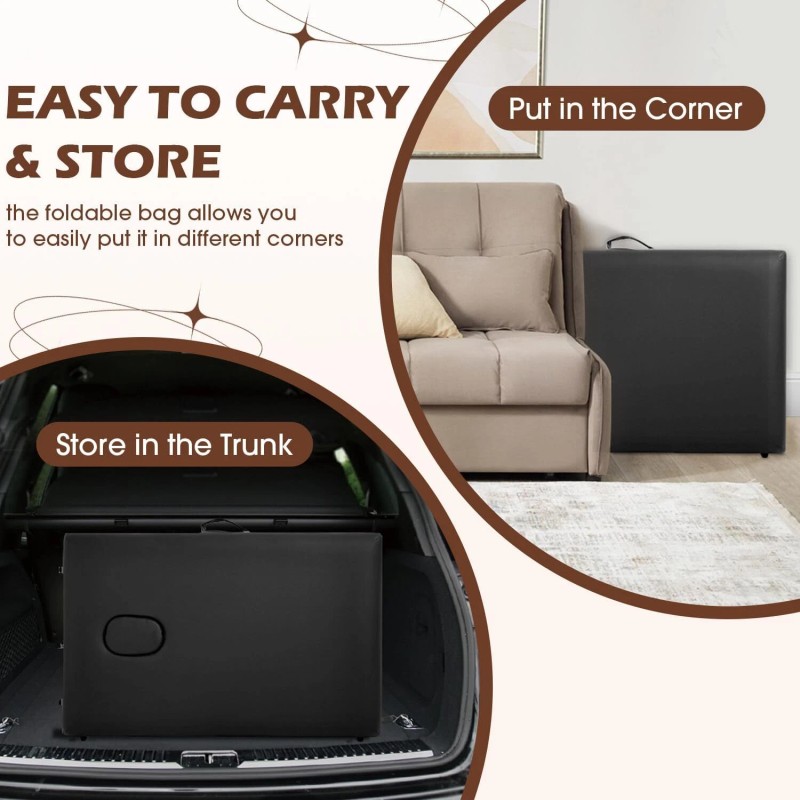 BestMassage Massage Table Massage Bed 3 Fold Portable Massage Table