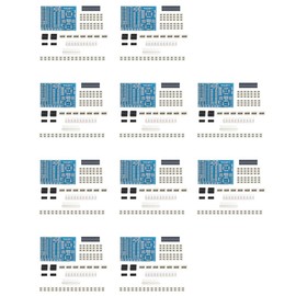Snblzhef 10 Sets Welding Practice Circuit Board Kit for SMT Skill Training 110 Components/Set DIY Welding Practice Circuit Board