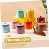 STOBAZA Kitchen Seasoning Jar Set Ceramic Condiment Jar Salt Shaker