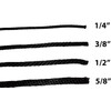SGT KNOTS Solid Braided Polypropylene Derby Rope – Durable, Weatherproof