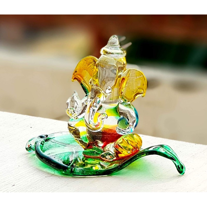 StonKraft ガネーシャ ガネーシャ ムルティ アイドル 像 彫刻 (2.5インチ) カーダッシュボードアイドル |