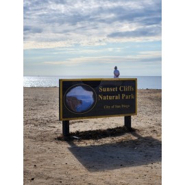 Sunset Cliffs Beach Sand Soil Sample in San Diego California Approximately 30ml.