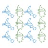 100 Pcs Shaped Paper Clips Hippo Dinosaur Shape Metal Cute