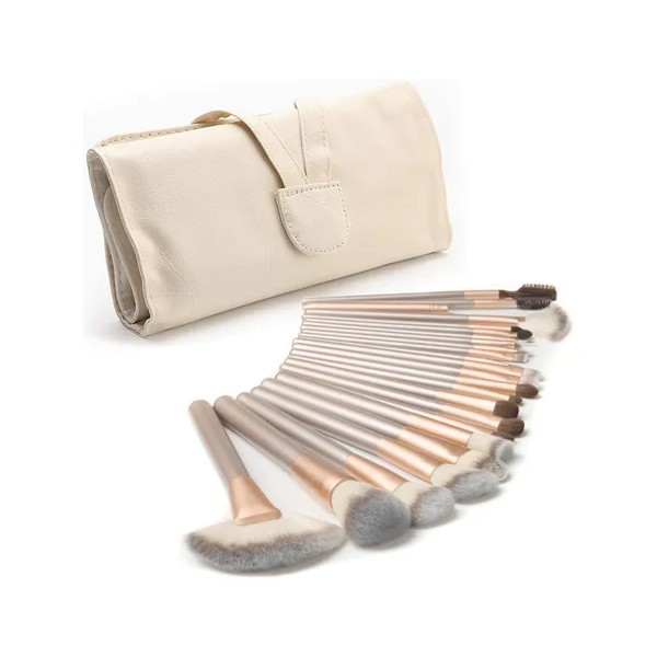 Juego De Bolsa Para Brochas De Maquillaje Profesional De 24